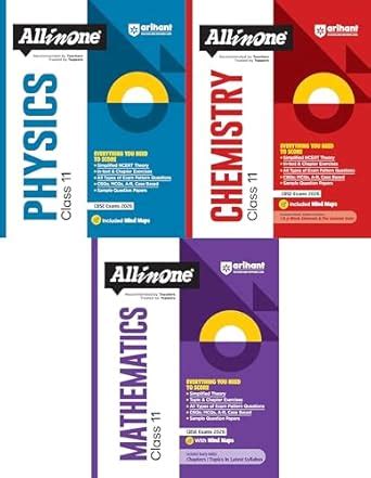 Arihant All in One Class 11 - PCM - Physics + Chemistry + Maths - Combo ...