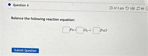 How to Balance Fe O2 的图像结果