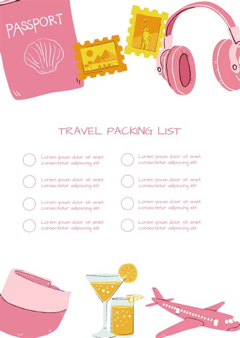 Packing List Sample 的图像结果