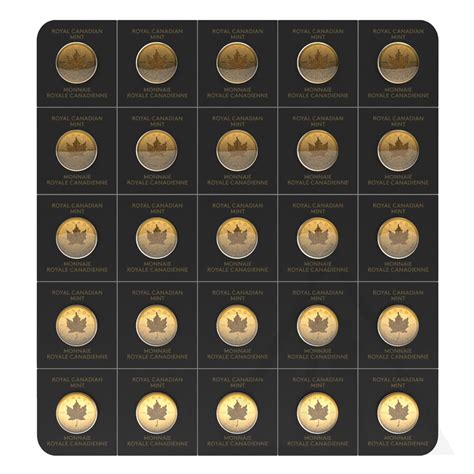 1 gram Gold Maple Coin (25 pack) - 2025