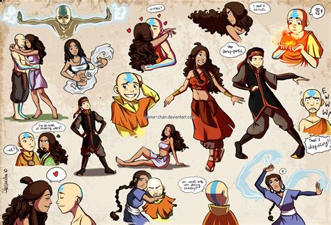 Aang and Katara collection by Aleccha on DeviantArt