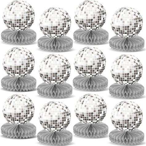 Amazon.com: 12PCS Disco Theme Party Honeycomb Centerpieces for 70s ...