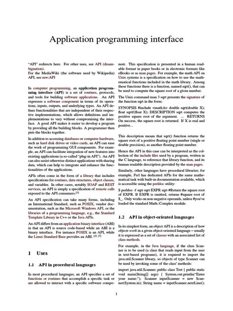 Image result for Application Programming Interface Tutorial PDF
