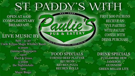 Paulie's Pub & Eatery | Bar and Grill | West Allis, WI