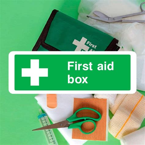 Image result for First Aid Box Sign
