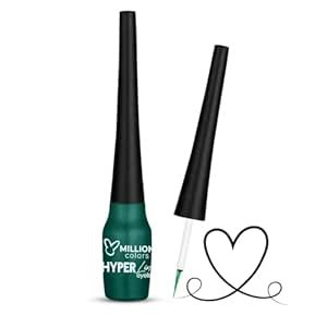 Buy Million Colors Green Colour Waterproof Liquid Eyeliner | Matte ...