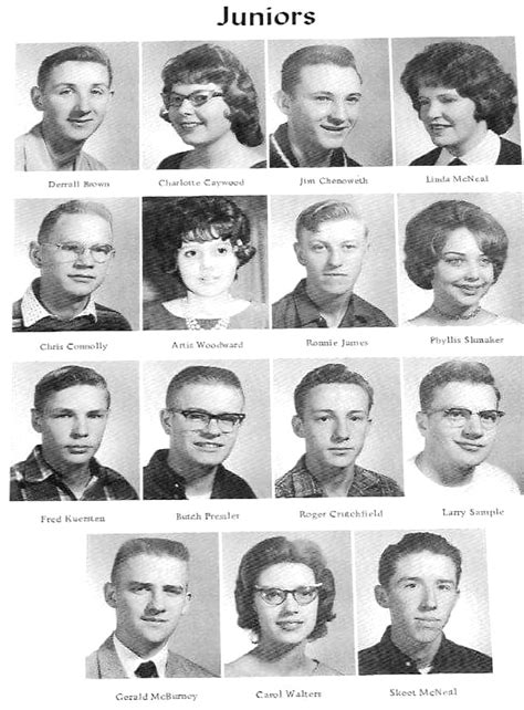 The 1963 Junior Class from New Castle. Would be the final class of ...