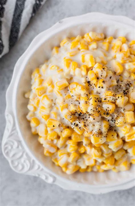 Homemade Creamed Corn - Delicious Little Bites