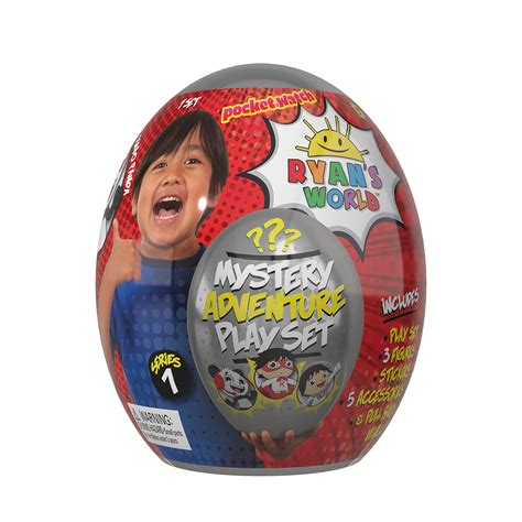 Buy Ryan's World: Titan Universe Mystery Egg Adventure Playset ...