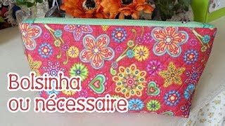 Passo a passo de uma necessaire com zíper por Taís H. Fávero | Cantinho ...