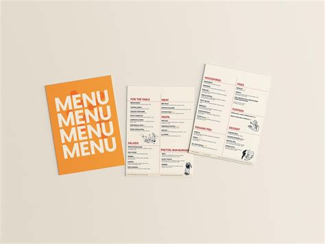 Image result for Two-Page Menu