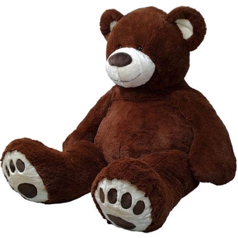 Anico 59" Tall (5 Foot) Giant Plush Bear With Smiling Face. Premium Teddy Bear, Perfect for ...