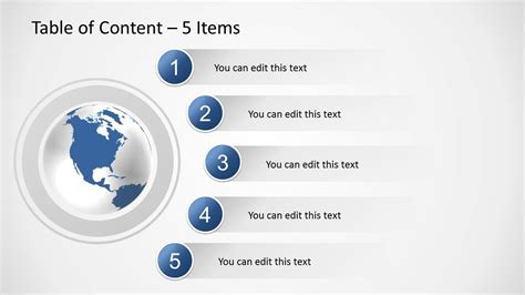 Table of Content Slides for PowerPoint - SlideModel