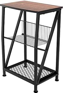 INDIAN DECOR. 41414 Nightstand 3-Tier X-Design End Table Display ...