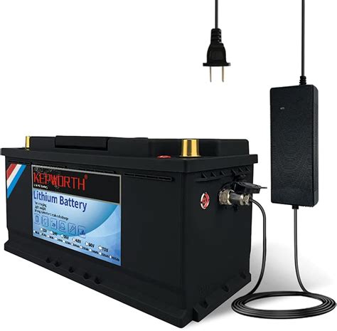 Buy 12V 100Ah Lithium Iron Battery LiFePO4 Deep Cycle Batteries, Built ...