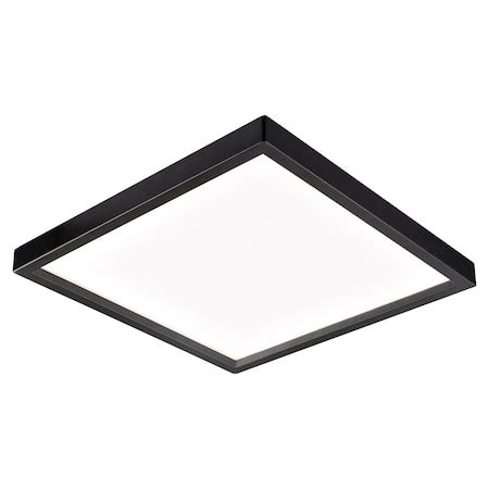 Thomas Titan 8'' Wide Integrated LED Square Flush Mount - Oil Rubbed ...