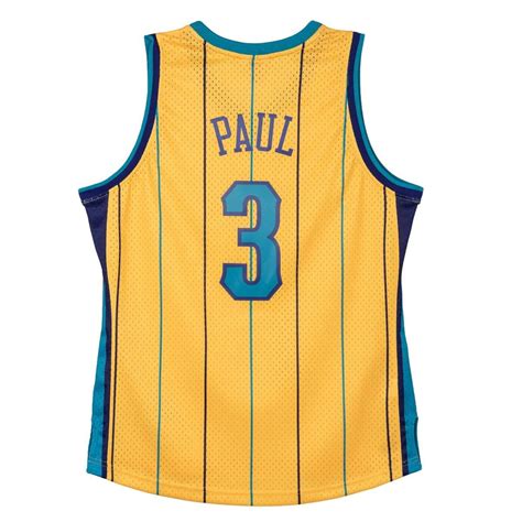 Mitchell & Ness New Orleans Hornets #3 Chris Paul Swingman Jersey ...