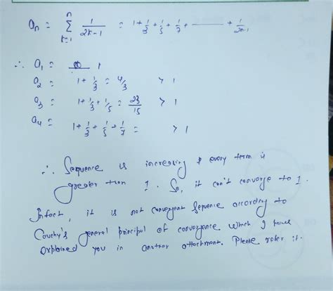 Ry adplying the cauchy's general principle of convergence the sequence ...