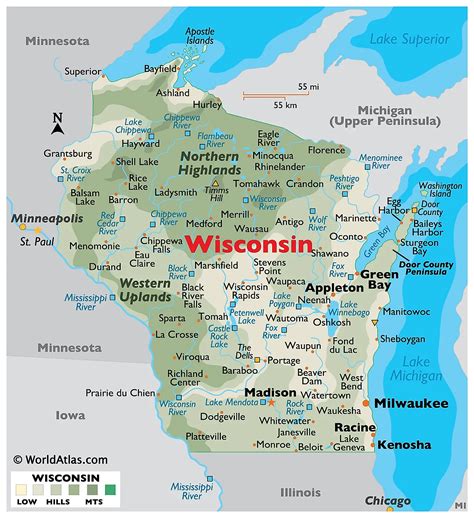 Maps Of Wisconsin River
