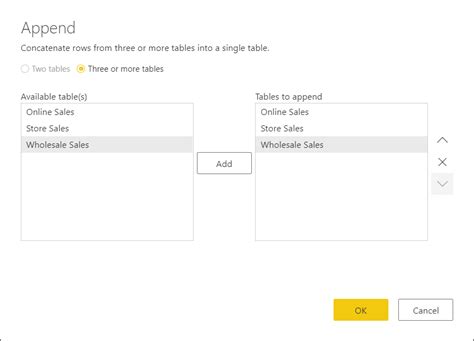 Append Query Examples 的图像结果