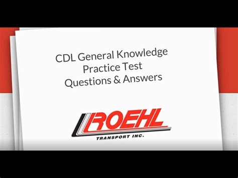 Image result for Nebraska CDL General Knowledge Practice Test