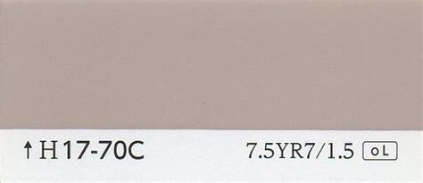 カラーカード H17-70C | 日塗工番号・色票番号-通販｜少量塗料のめだか
