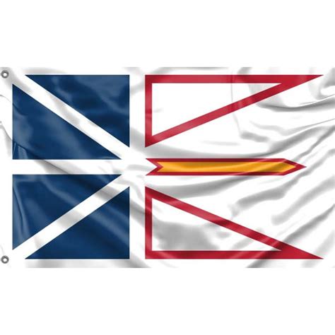 Flag of Newfoundland and Labrador Unique Design Print High Quality ...