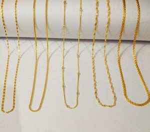 Stylic PLZ CHECK SIZE -VERY LONG 21 INCH Long Gold Plated Chain for ...
