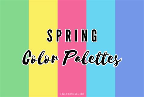 30 Spring Color Palettes for Fresh Designs | Color Meanings