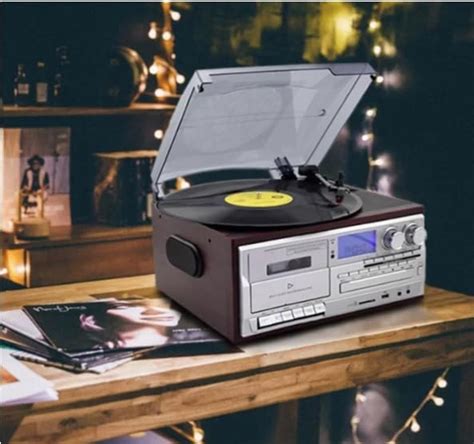 Denon DP-29F Automatic Belt-Drive Analog Turntable with Pre-Mounted ...