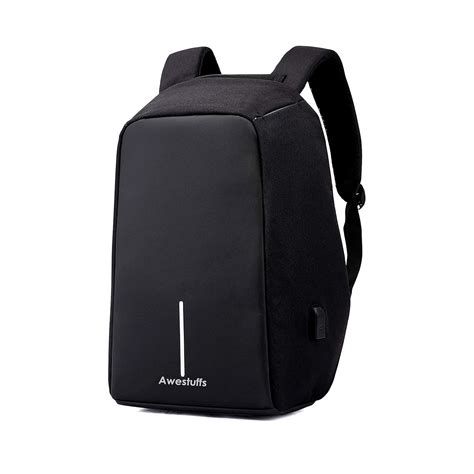 Buy Awestuffs Anti-Theft Water Resistant Stylish Laptop Backpack with ...