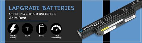 Lapgrade Compatible Laptop Battery for HCL Clevo C4100 Series (Black ...