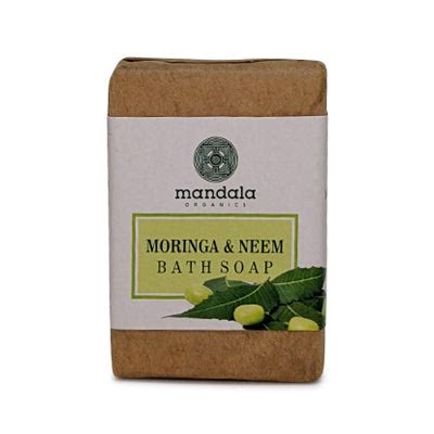 Moringa & Neem Handmade Soap 75 gms – Mandala Organics