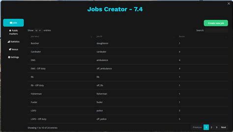 Image result for Job Creator Fivem Script
