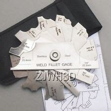 7pcs Inch & Metric Fillet weld gage RL gauge Cam India | Ubuy