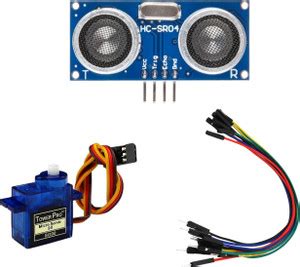FT Ultrasonic Sensor Ultrasonic Sensor Module With SG90 Servo Motor and ...
