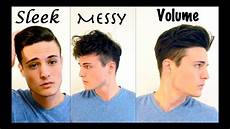 Different Types Of Hair Style For Boys by Mens Hair 3 Different Styles Different Types Of Hair Style For Boys