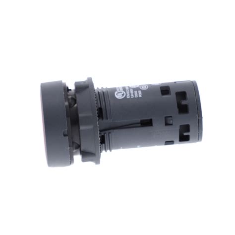 XB7NA4234 - Monolithic push button, plastic, red, Ø22, spring return ...
