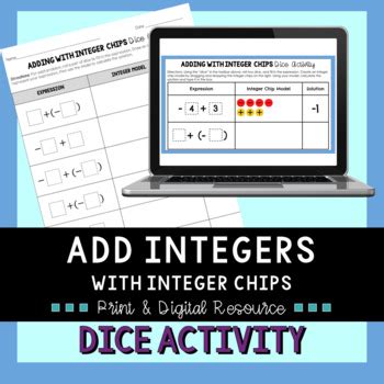 Basic Operations On Integers Using Algebra Chips 的图像结果