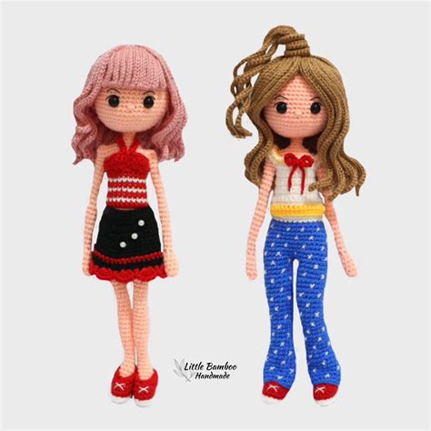 crochet dress up doll