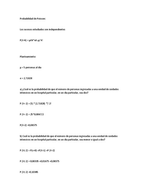 Image result for Probabilidade Poisson