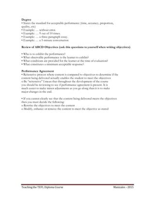 Image result for Examples of ABCD Format Objectives