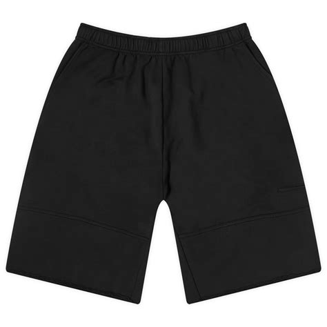 MM6 Maison Margiela Jersey Long Sweat Shorts Black | END. (US)