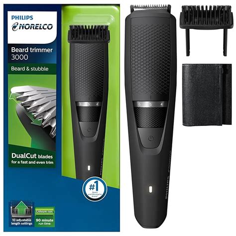 Philips Norelco Beard & Stubble Trimmer Series 3000 BT3210/41 : Amazon ...
