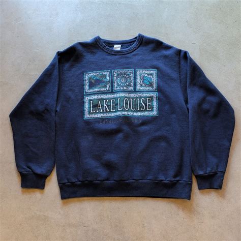 "Lake Louise Canadian Rockies Design Sweatshirt" | NER ネル 下北沢 古着屋 ...