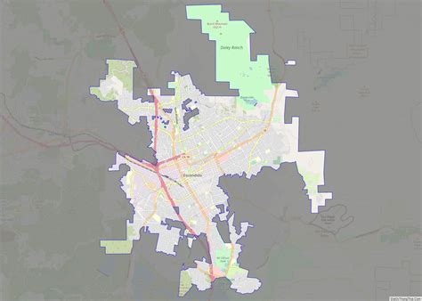 Map of Escondido city - Thong Thai Real