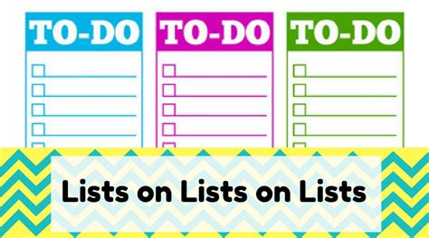 Image result for lists