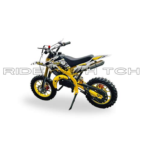 TCH Super Yellow Dirt Bike - 49cc Petrol Bike For Kids | TCH Store