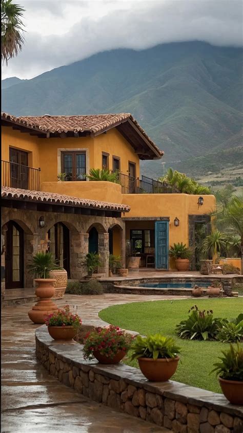 Modern Twist on Classic Mexican Hacienda Style: 15 House Plans and ...