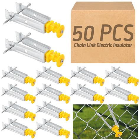Amazon.com : Tondiamo Chain Link Insulator Electric Fence Stainless ...
